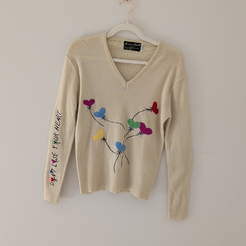 Andrew Argenti  Don't Lose Your Heart Sweater - Size Medium